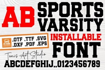 Free Sports Varsity Fonts & Design Inspiration
