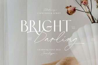 Introducing the Bright Darling Duo Font Pairing