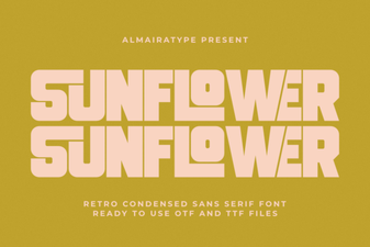 Sunflower Fonts for Creative Digital Projects